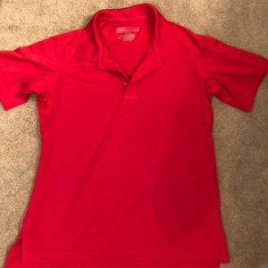 5.11 tactical women’s red polo range shirt